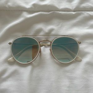 Blue Reflection Circle Ray Bans